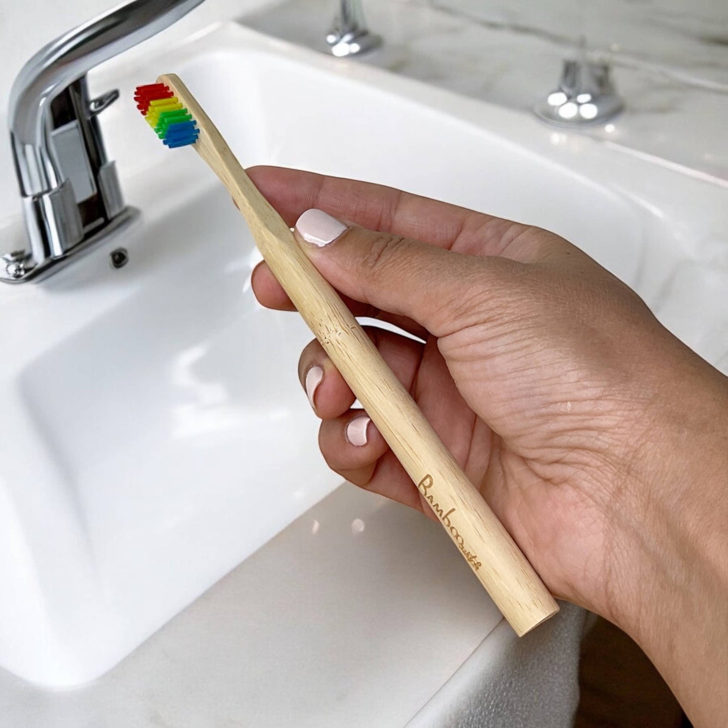 Bamboo Rainbow Toothbrush