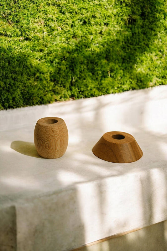 Bamboo Toothbrush Stand