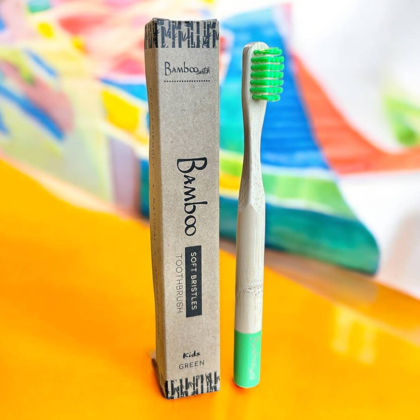 Bamboo Rainbow Kids Toothbrush