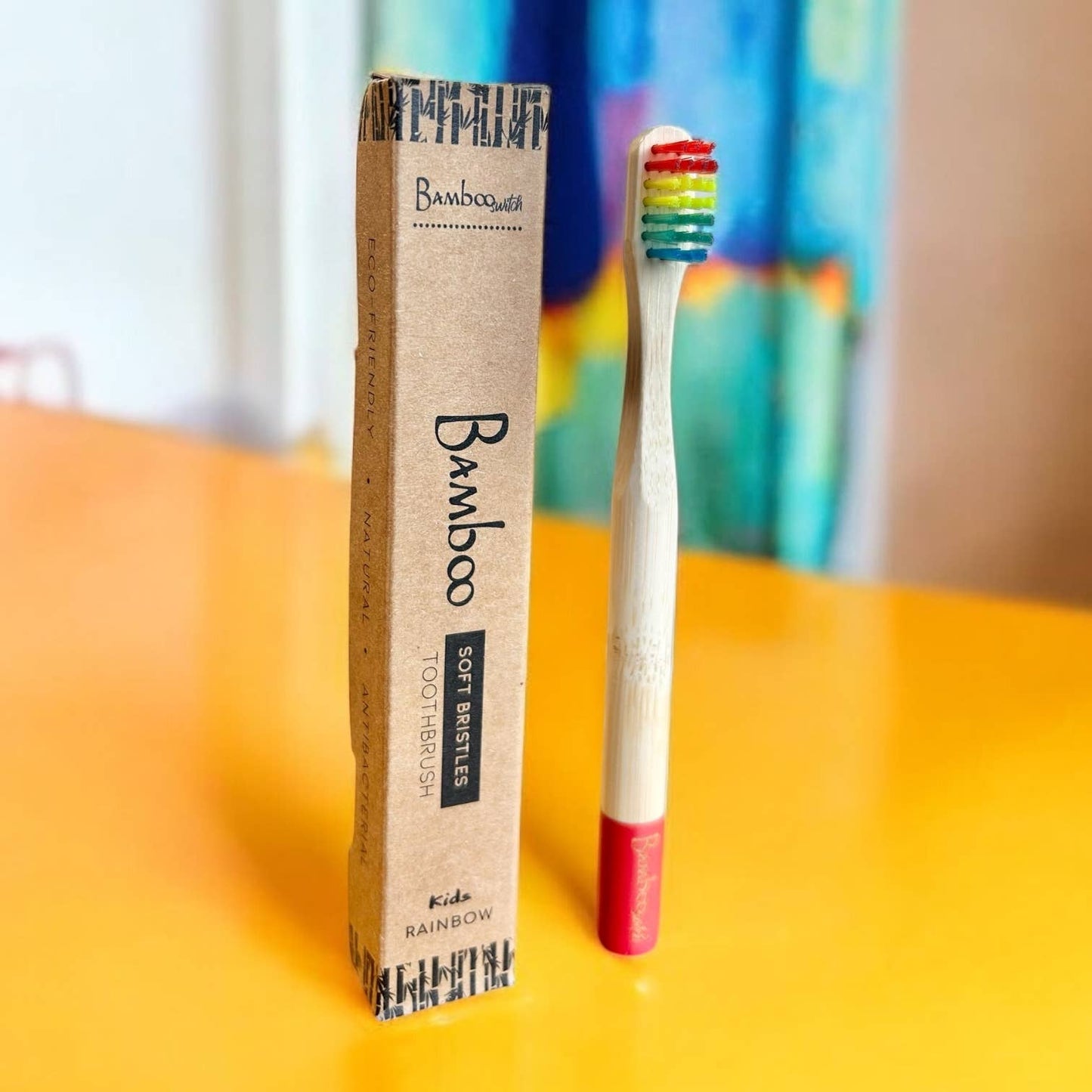 Bamboo Rainbow Kids Toothbrush