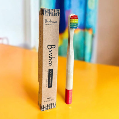 Bamboo Rainbow Kids Toothbrush